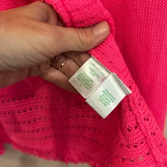 NWT Lily Pulitzer Noble Cardigan in Pink Isle Size XS - Picture 6 of 8